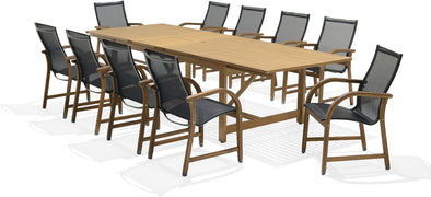 Leyland Table with Manhattan Black Chairs