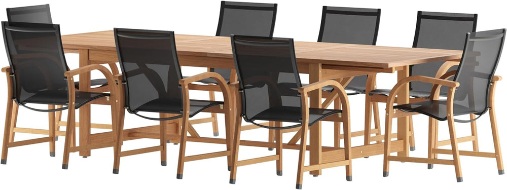 
                      
                        Leyland Table with Manhattan Black Chairs
                      
                    