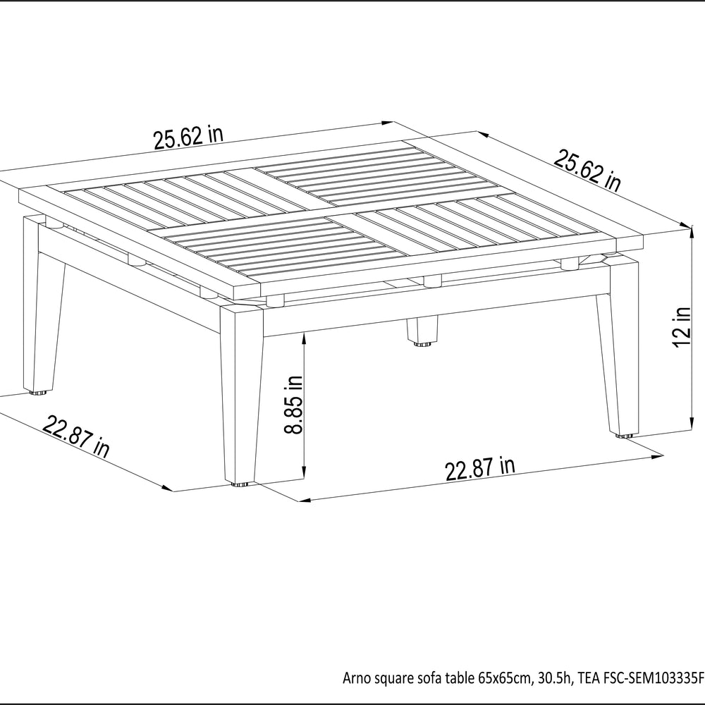 
                      
                        Arno Square Side Table
                      
                    