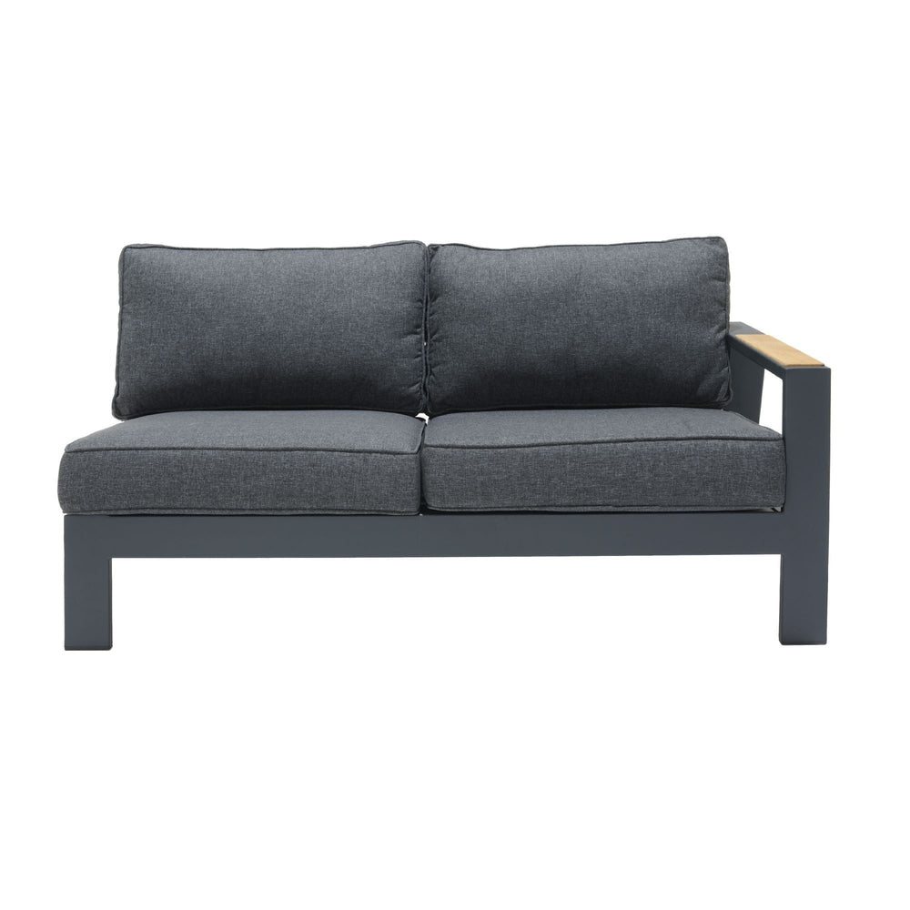 
                      
                        Palau Teak and Aluminum Left 2-Seater sofa
                      
                    