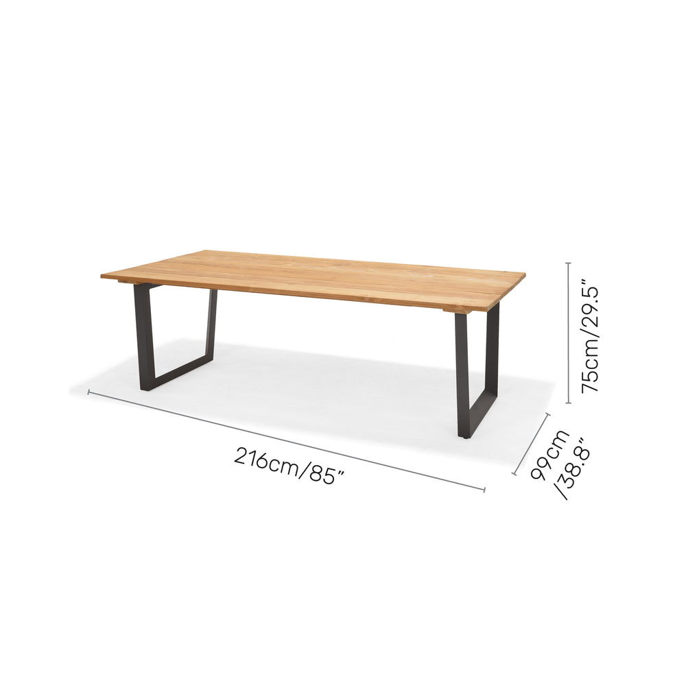 
                      
                        Palau Rectangular Teak and Aluminum Dining Table
                      
                    