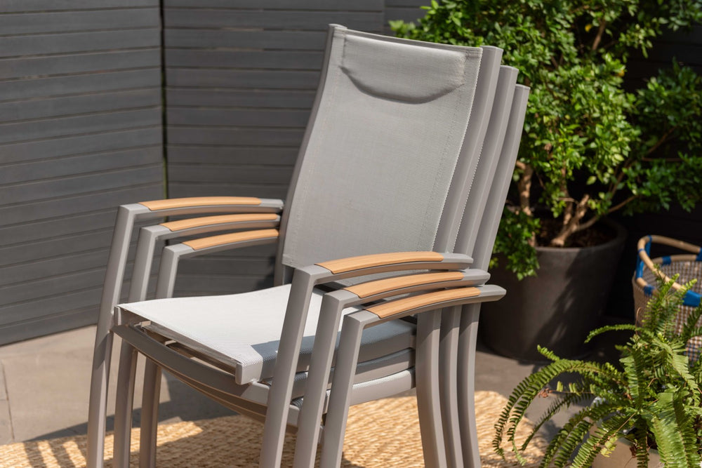 Panama Light Stacking Armchair - 2pc