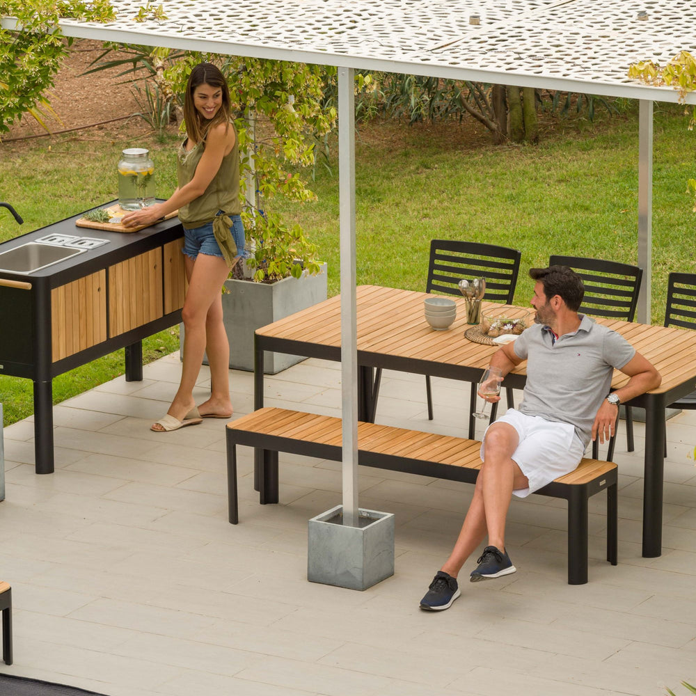 
                      
                        Portals Teak and Aluminum Picnic Bench
                      
                    