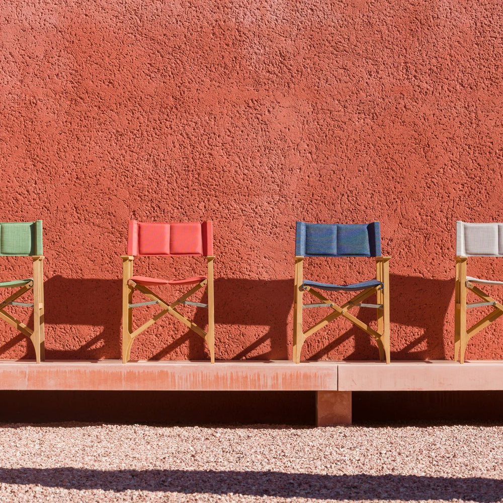 
                      
                        Zircon Teak Director Chair – Red - 1 Piece
                      
                    