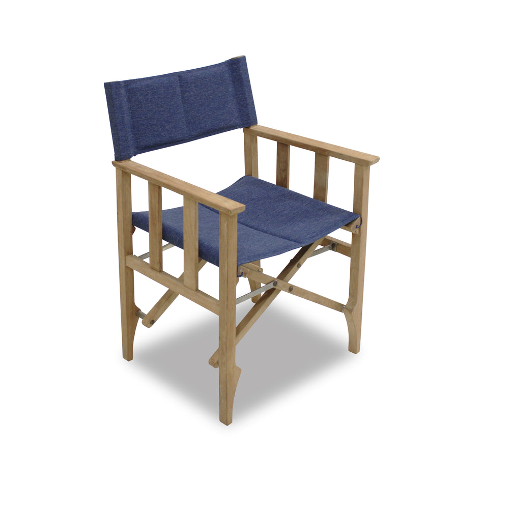 
                      
                        Zircon Teak Director Chair – Blue Horizon - 1 Piece
                      
                    