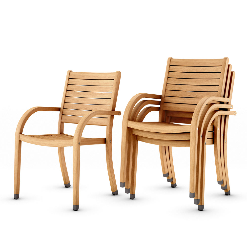 
                      
                        Catalina Stacking Wood Armchair - 4 Piece
                      
                    