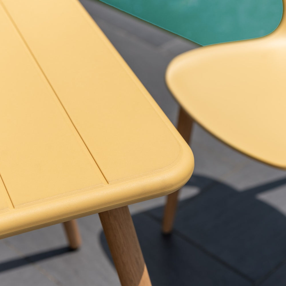 
                      
                        Nassau Square Table – Honey Yellow Social Plastic®
                      
                    