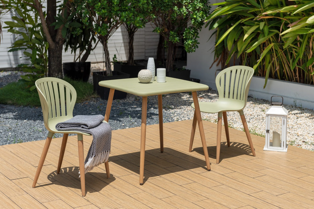 Nassau Square Table – Sage Green Social Plastic®